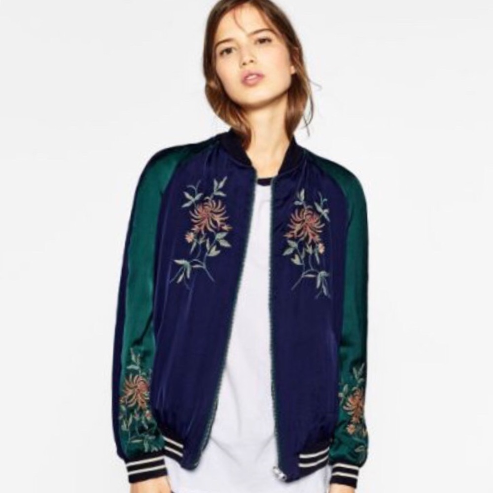 Zara reversible bomber jacket Size XS